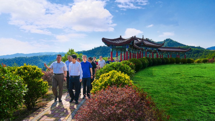 甘肅省自然資源廳黨組書記、廳長丁巨勝到金徽股份指導工作